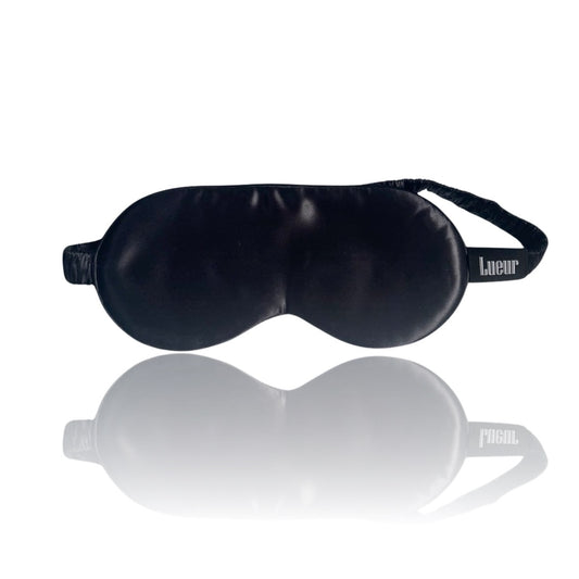 Silk Eye Mask in Black