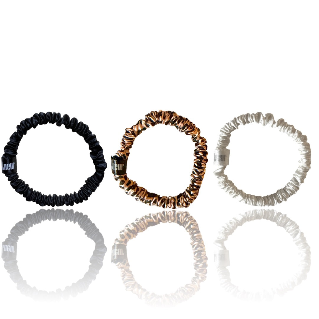 Signature Scrunchie - Mono Leopard