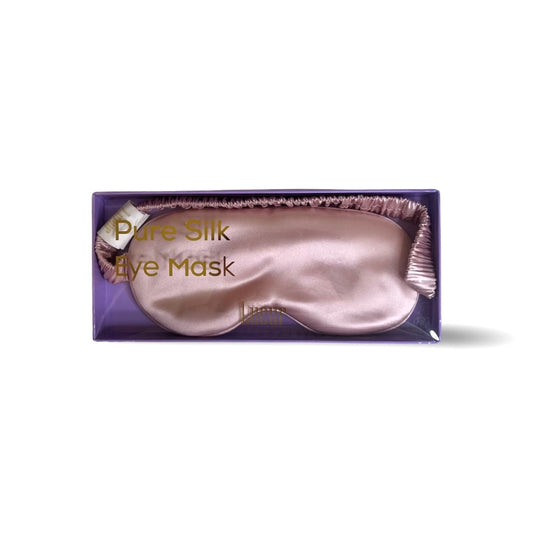 Silk Eye Mask in Pink